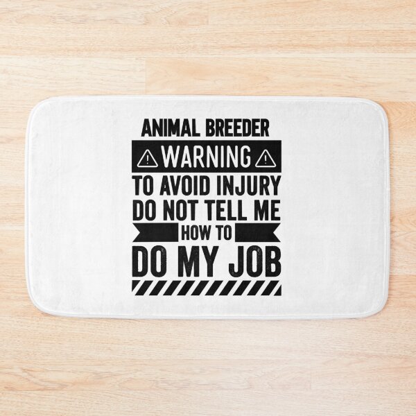 Item preview, Animal Breeder Warning  designed and sold by oucherWolf7.