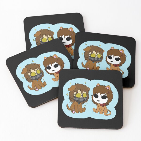 Item preview, cute creepypasta toby and masky  designed and sold by Morgen41.
