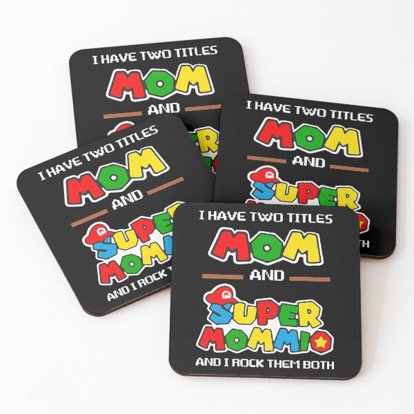 Item preview, I Have Two Titles Mom And Super Mommio And I Rock Them Both  designed and sold by Durarte43.