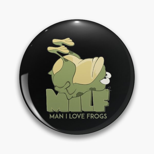 Artikelvorschau, Mann, ich liebe Frösche Ich liebe Milfs lustiges Frosch-Parodie-Geschenk entworfen und verkauft von Urosek.