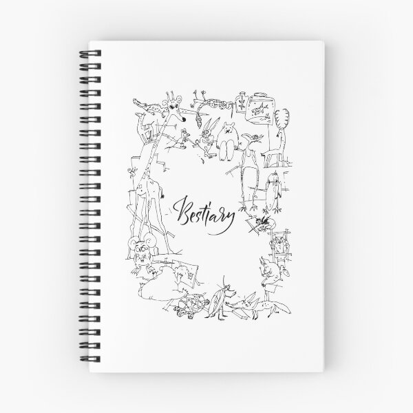 Item preview, Funny Bestiary I designed and sold by BlackLineWhite.