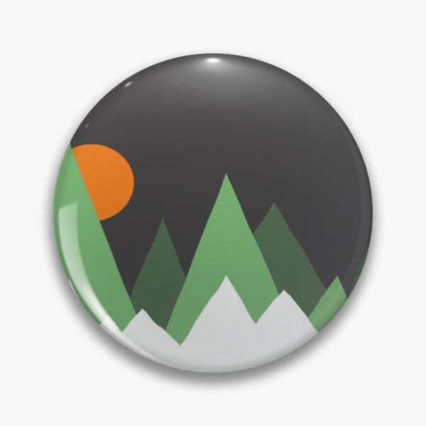 Item preview, Abstract Night in the woods, Geometric Mountains Night Sky designed and sold by Gift-give-value.