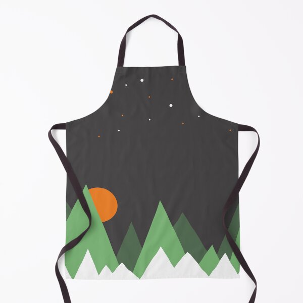 Item preview, Abstract Night in the woods, Geometric Mountains Night Sky designed and sold by Gift-give-value.