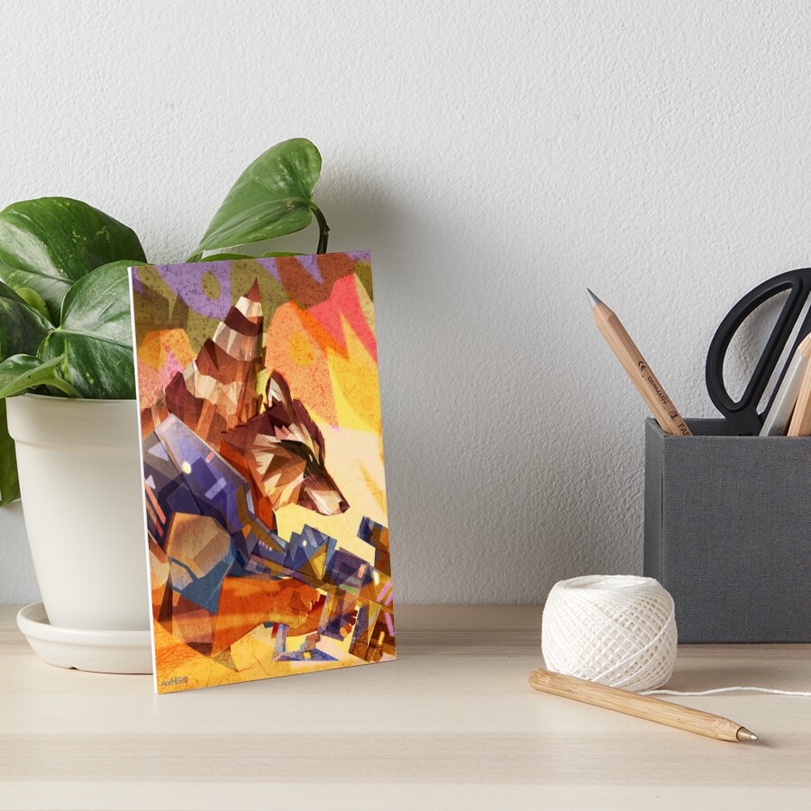 Rocket Fire! Art Board Print