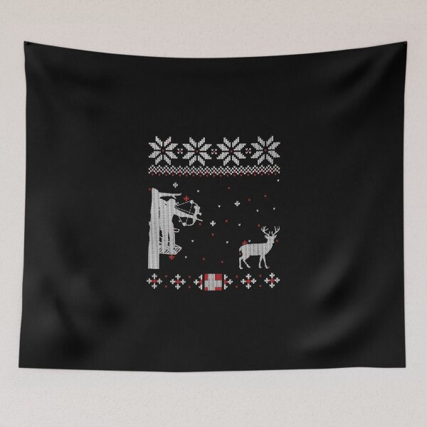 Item preview, Bow Hunter Ugly Christmas Sweater Bowhunter Archery Hunting designed and sold by rivenburga.