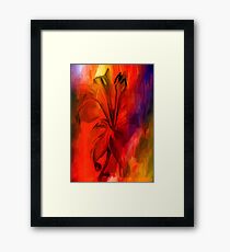 sunset and vine Framed Print