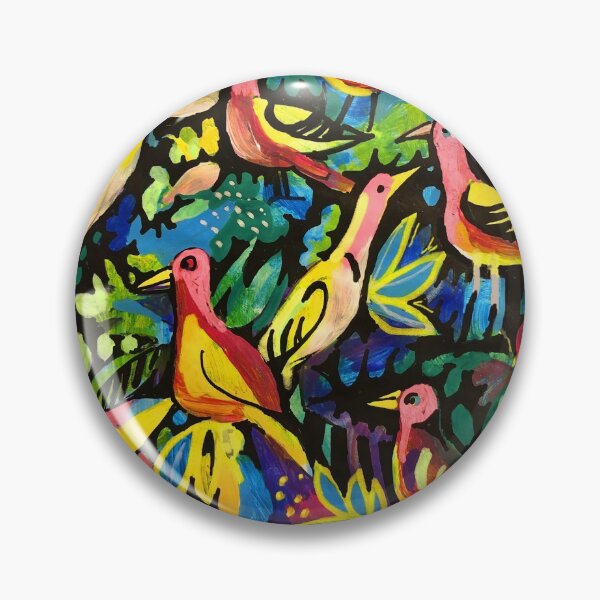 Item preview, Exotic bird pattern designed and sold by Lemontreeart63.