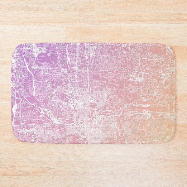 Item preview, Columbus Colorful Map designed and sold by AmazingMapArt.