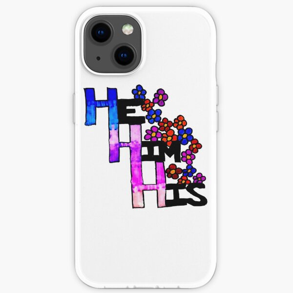 He Him His Flowers iPhone Soft Case