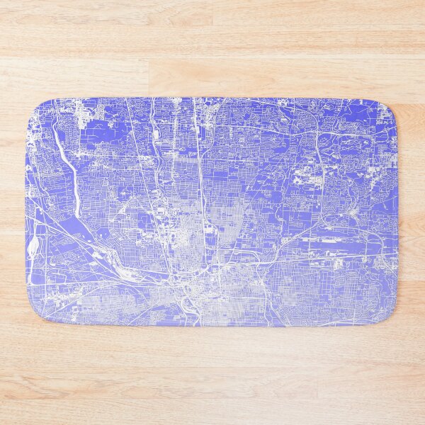 Item preview, Columbus Blue Map designed and sold by AmazingMapArt.