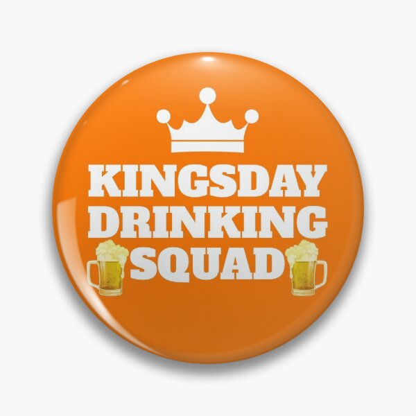 Item preview, Orange And White Kingsday Drinking Squad - Netherland Kingsday designed and sold by mewsis.