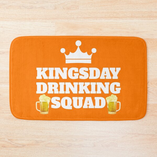 Item preview, Orange And White Kingsday Drinking Squad - Netherland Kingsday designed and sold by mewsis.