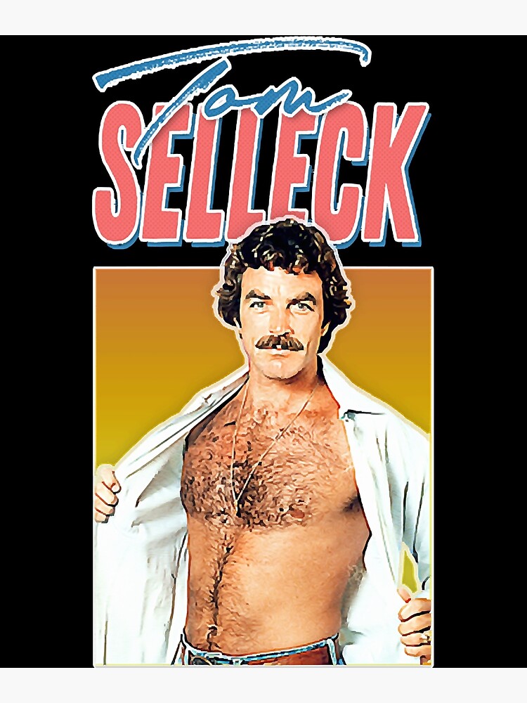 Sexy Tom Selleck 80s Aesthetic Design Photographic Print By Ana5849 Redbubble
