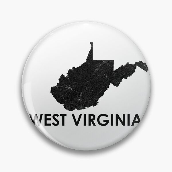 Artikelvorschau, West Virginia Straßenkarte Kunst entworfen und verkauft von AmazingMapArt.