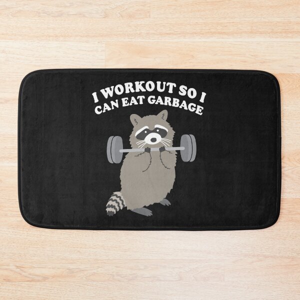 Item preview, Racoon I workout so I can eat Garbage shirt designed and sold by Lukifo-Epic.