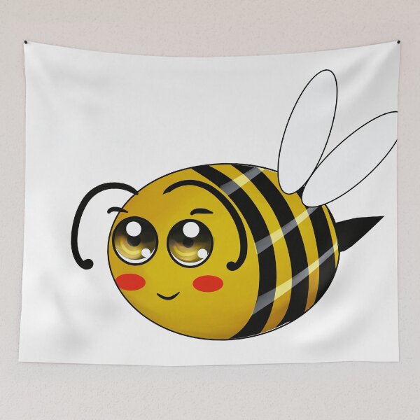 Item preview, cute wholesome bee designed and sold by BeccaKenDesigns.