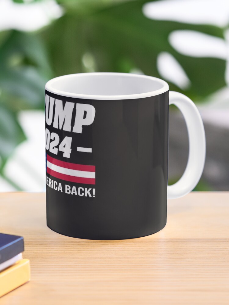 Trump Take America Back 2024 Election Logo Front & Back Coffee Mug