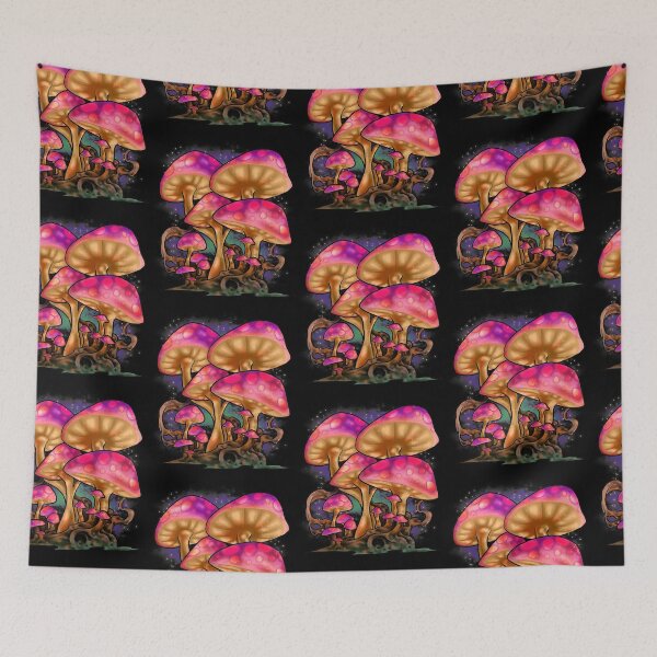 Item preview, Mycology Mushroom Psychedelic Art designed and sold by cchiaw.