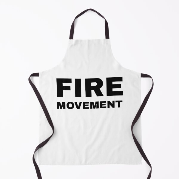 Item preview, Fire Movement - black text on white designed and sold by katiekendall.
