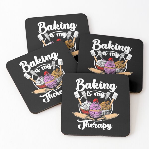 Item preview, Baking Is My Therapy Happy Baker Cake Bread Pastry Chef designed and sold by chezeva.
