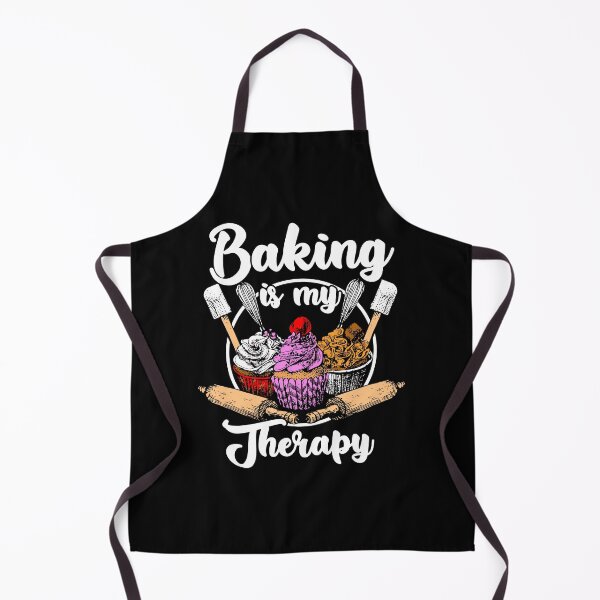 Item preview, Baking Is My Therapy Happy Baker Cake Bread Pastry Chef designed and sold by chezeva.