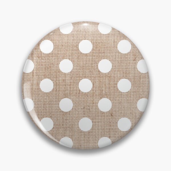 Item preview, Burlap polka dots designed and sold by drifti.