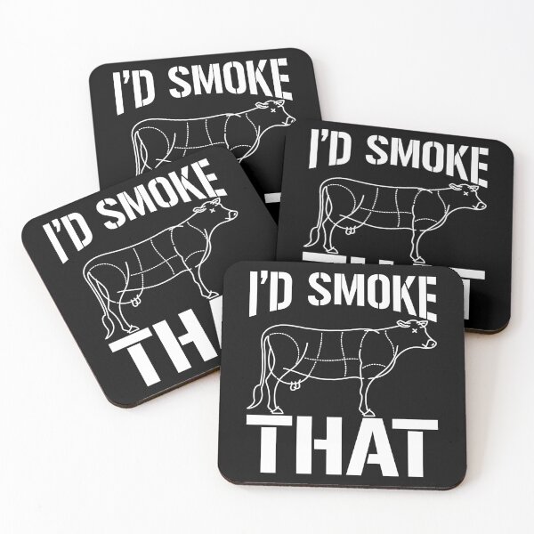 Item preview, I’d Smoke That Cow Barbecue BBQ  designed and sold by bestshirtdesign.