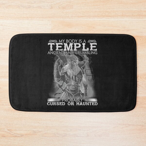 Item preview, My Body Is Temple Ancient And Crumbling - Viking T-Shirt designed and sold by Lukifo-Epic.
