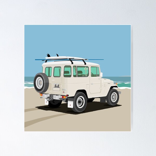 Item preview, Toyota FJ40 on Beach designed and sold by Graham Bliss.