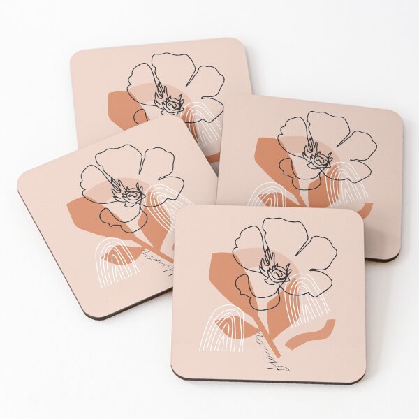 Item preview, Abstract one line flower with lettering. Fashion typography slogan design "flower". designed and sold by CoCoArt-Ua.