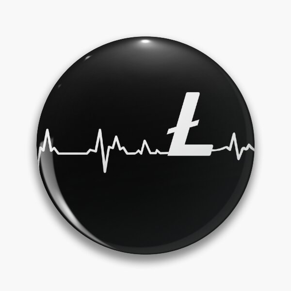 Item preview, Litecoin to the Moon - the heartbeat of every cryptocurrency lover designed and sold by hyggekrog.