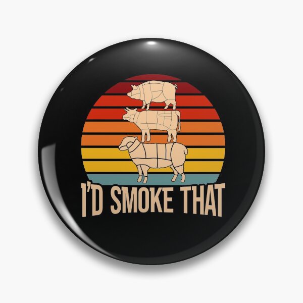 Item preview, Vintage Funny Quote I’d Smoke That Cow Barbecue BBQ  designed and sold by bestshirtdesign.