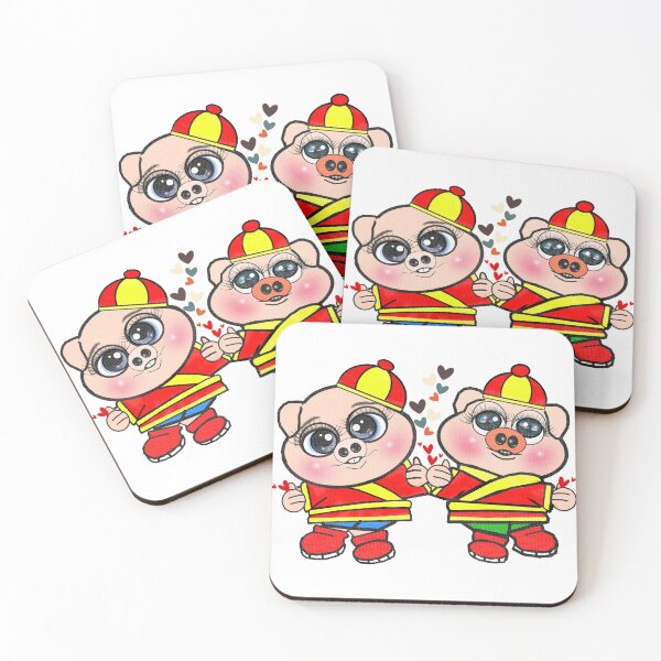 Item preview, Cute pigs  designed and sold by Shirley cute art .