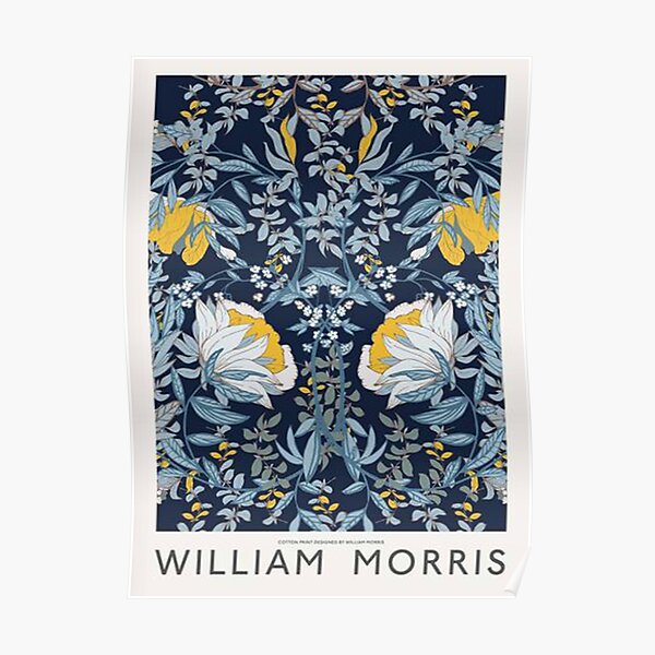 Fleur bleue, William Morris Poster
