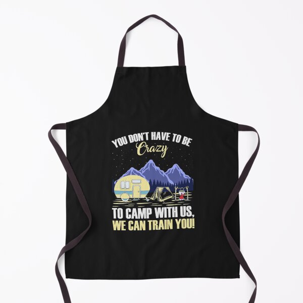 Item preview, RV Camper You Don't Have To Be Crazy To Camp With Us Camping Pullover Hoodie designed and sold by Lukifo-Epic.