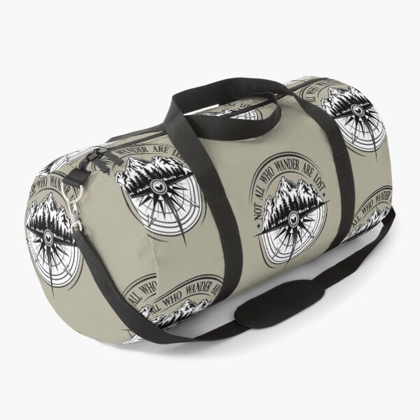 Item preview, Not All Who Wander are Lost Compass and Mountain designed and sold by VinBasis.