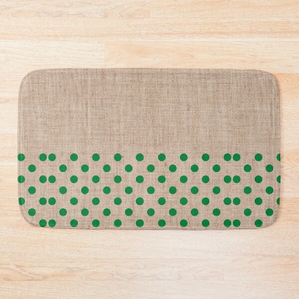 Item preview, Burlap polka dots designed and sold by drifti.