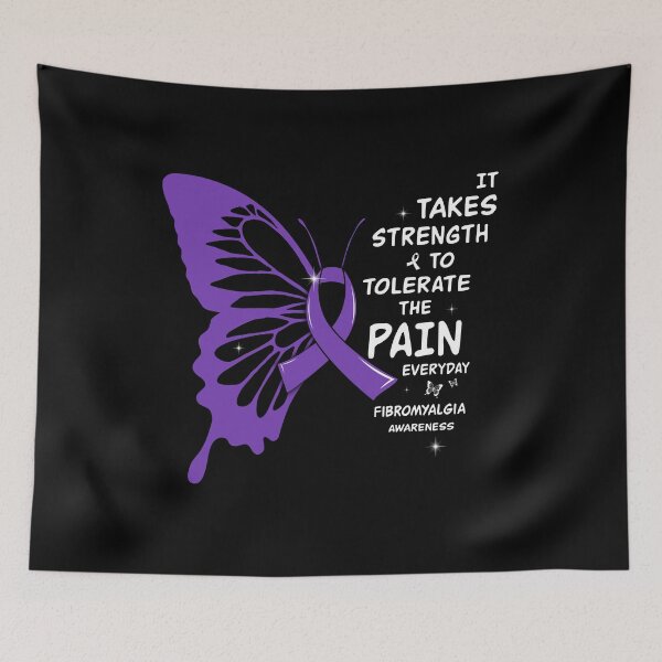 Item preview, Best Strength Fibromyalgia Warrior Ribbon Butterfly Awareness designed and sold by tuanitus.