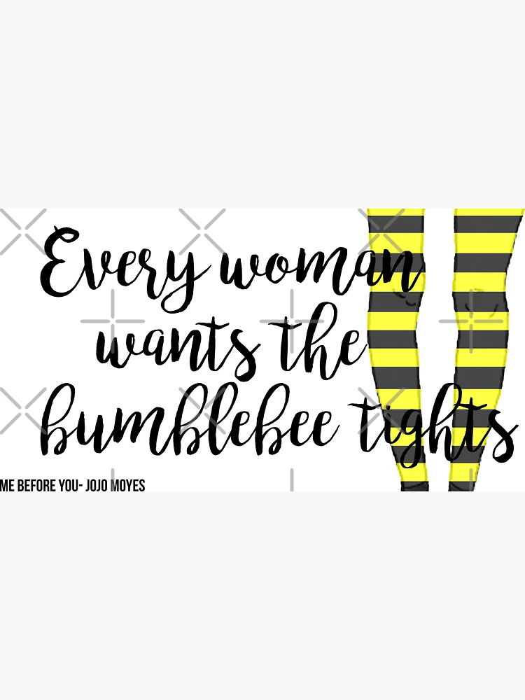 Me before you bumblebee tights best sale