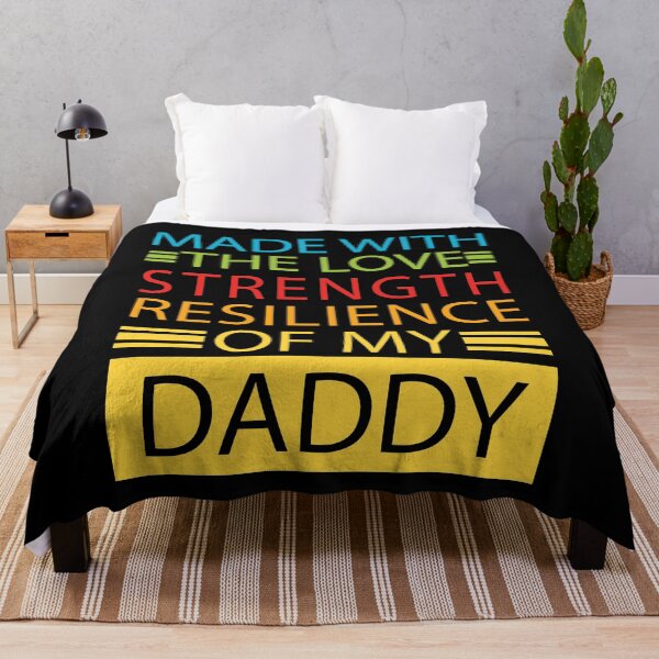 Item preview, Made With The Love Strength And Resilience Of My Daddy - proud son quote, proud daughter quote - Fathers Day Gift Ideas designed and sold by DrawingBoard.