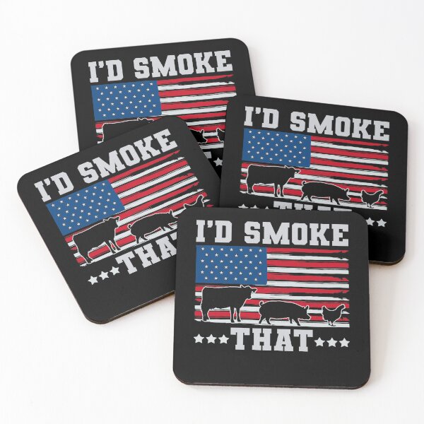Item preview, American Flag I’d Smoke That Barbecue BBQ  designed and sold by bestshirtdesign.