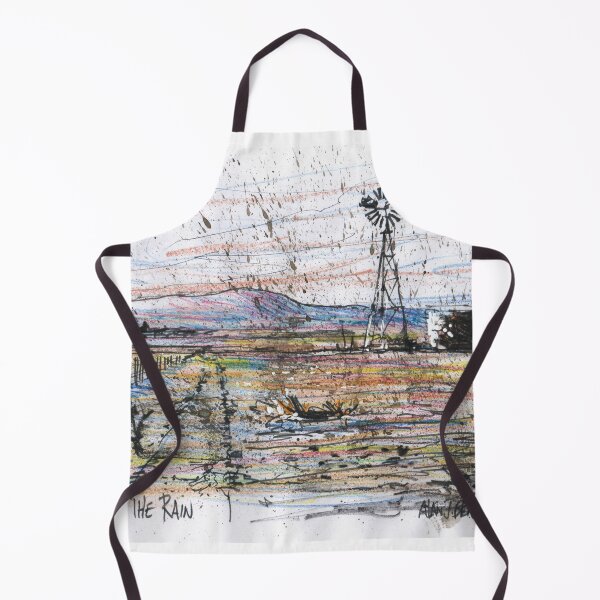 Item preview, Lonely windmill in Aussie outback painting showing drought conditions designed and sold by Al Benge.