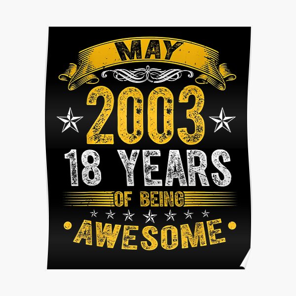 18th Birthday Son Posters Redbubble