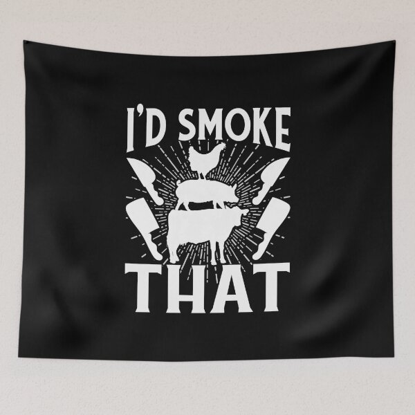 Item preview, I’d Smoke That Cow Barbecue BBQ  designed and sold by bestshirtdesign.
