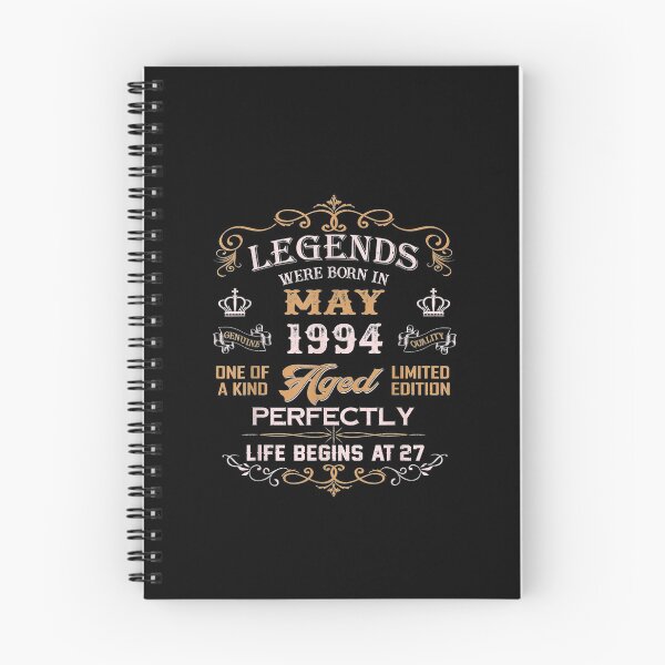 Item preview, Vintage Legends Were Born In May 1994 Life Begins At 27 designed and sold by Joey Larkin.