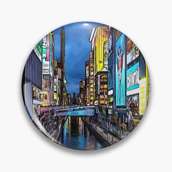 Item preview, Neon in Dotonbori designed and sold by Unique-on.