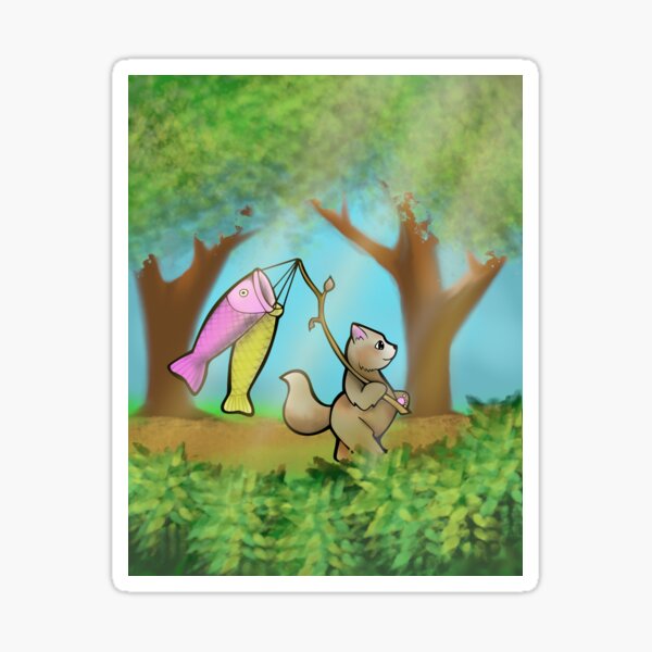 Summer Stroll Sticker