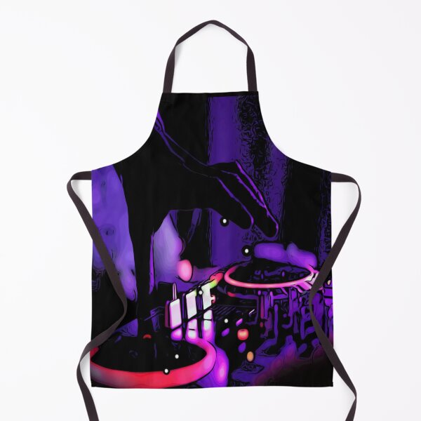 Item preview, DJing in neon designed and sold by Unique-on.