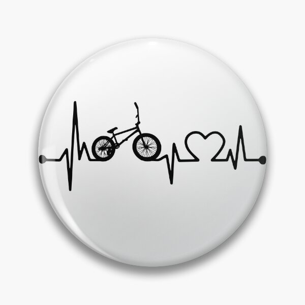 Artikelvorschau, BMX HEARTBEAT entworfen und verkauft von bestteez.