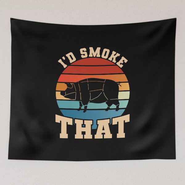 Item preview, I’d Smoke That Bacon Barbecue BBQ  designed and sold by bestshirtdesign.